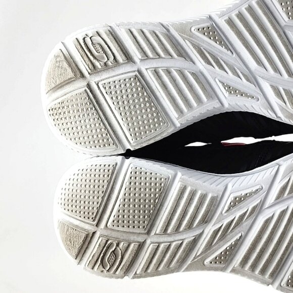 Skechers Women's Equalizer Black Pink Slip On Shoes Ultra Lightweight Size 8 - Picture 15 of 16